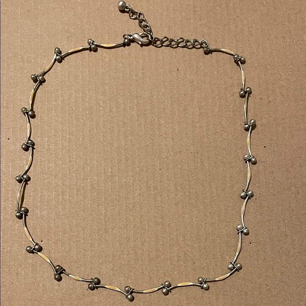 Elegant Gold and Silver Women's Necklace